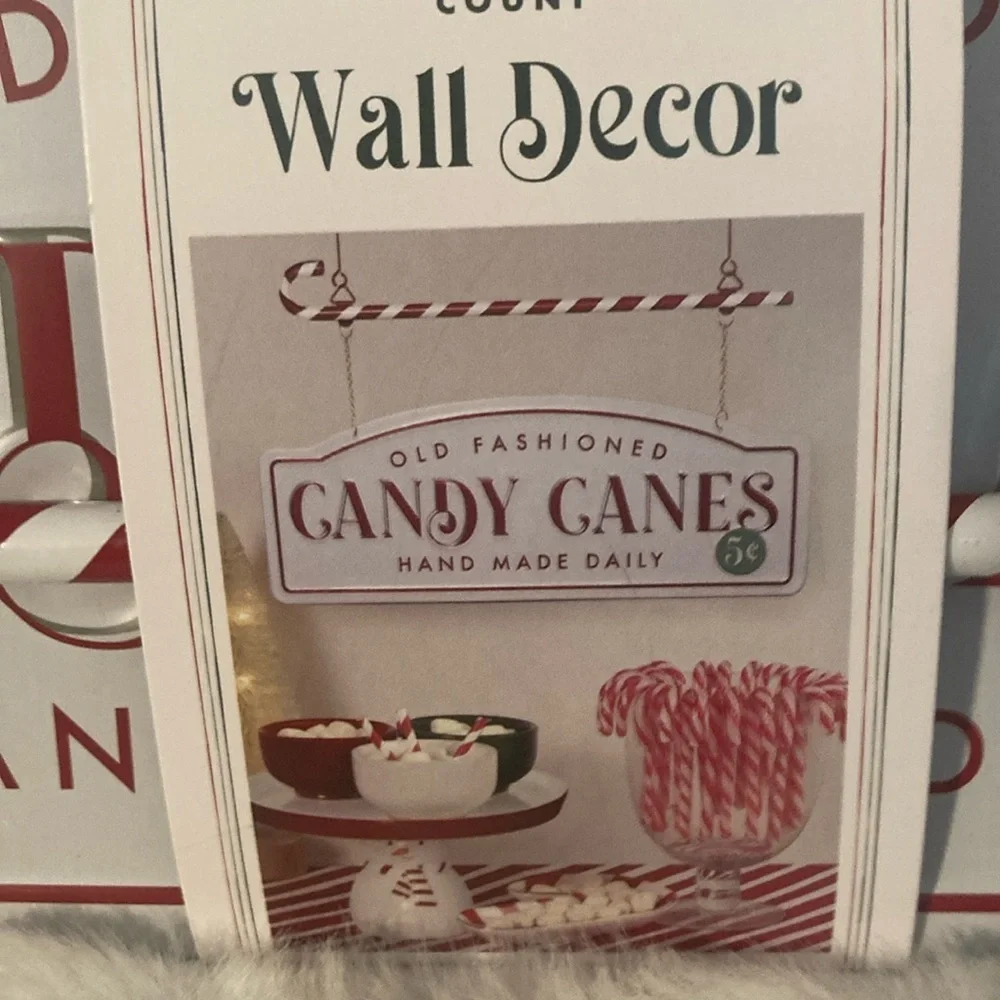 Target BP Christmas 2023 Candy Cane Metal Sign